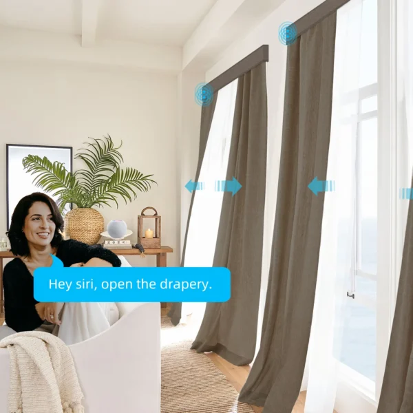 SmartWings Motorized Drapery Sheer - 图片 7