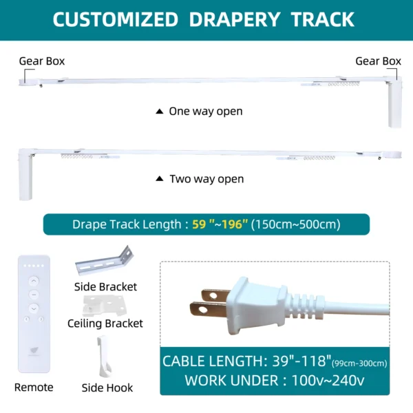 SmartWings Motorized Drapery Sheer - 图片 9